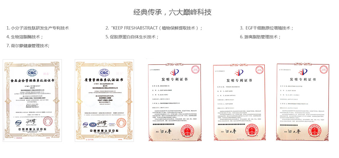 经典传承，六大巅峰科技